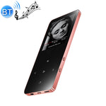 Leitor de música MP3 MP4 Bluetooth metálico com ecrã tátil de 1,8 polegadas, som HiFi, 8GB, X2, 16GB, preto, prata, ouro rosa