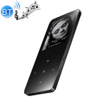 Leitor de música MP3 MP4 Bluetooth metálico com ecrã tátil de 1,8 polegadas, som HiFi, 8GB, X2, 16GB, preto, prata, ouro rosa