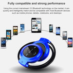 NVAHVA MP3 Player Auricular Bluetooth, Auricular Desportivo Sem Fios com MP3 Player e Rádio FM, Auricular Estéreo com Cartão TF MP3 até 32GB, mini-503 Azul, mini-503 Dourado, mini-503 Preto, mini-503 Vermelho