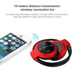 NVAHVA MP3 Player Auricular Bluetooth, Auricular Desportivo Sem Fios com MP3 Player e Rádio FM, Auricular Estéreo com Cartão TF MP3 até 32GB, mini-503 Azul, mini-503 Dourado, mini-503 Preto, mini-503 Vermelho