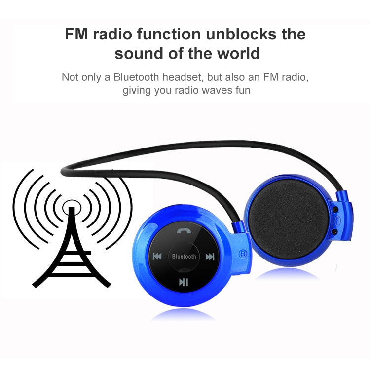 NVAHVA MP3 Player Auricular Bluetooth, Auricular Desportivo Sem Fios com MP3 Player e Rádio FM, Auricular Estéreo com Cartão TF MP3 até 32GB, mini-503 Azul, mini-503 Dourado, mini-503 Preto, mini-503 Vermelho