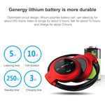 NVAHVA MP3 Player Auricular Bluetooth, Auricular Desportivo Sem Fios com MP3 Player e Rádio FM, Auricular Estéreo com Cartão TF MP3 até 32GB, mini-503 Azul, mini-503 Dourado, mini-503 Preto, mini-503 Vermelho