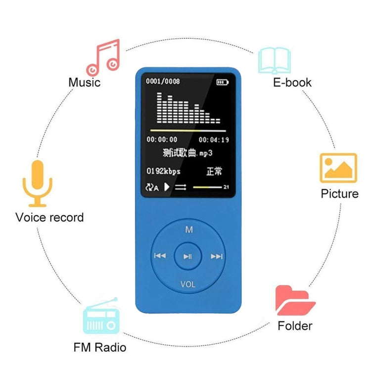 Leitor portátil de rádio FM, jogos de vídeo, filmes, MP3 MP4 com ecrã LCD de moda, 4GB, 8GB