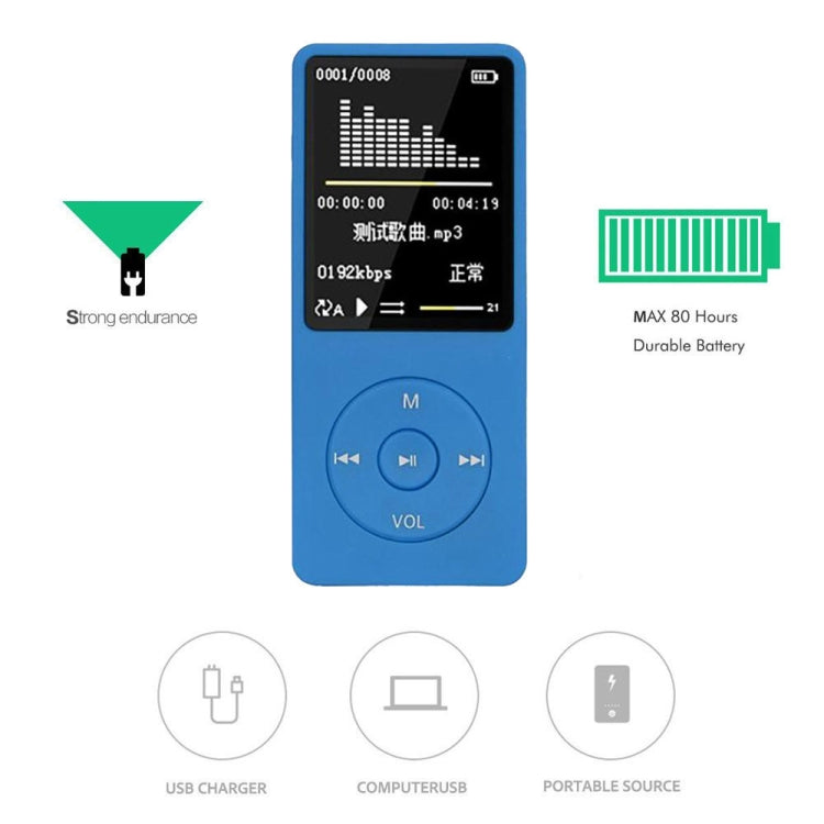 Leitor portátil de rádio FM, jogos de vídeo, filmes, MP3 MP4 com ecrã LCD de moda, 4GB, 8GB