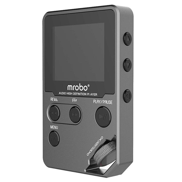 Leitor MP3 HIFI metálico de 1,8 polegadas com alta qualidade de som, nível básico, música lossless, suporta cartão TF / FM / e-book
