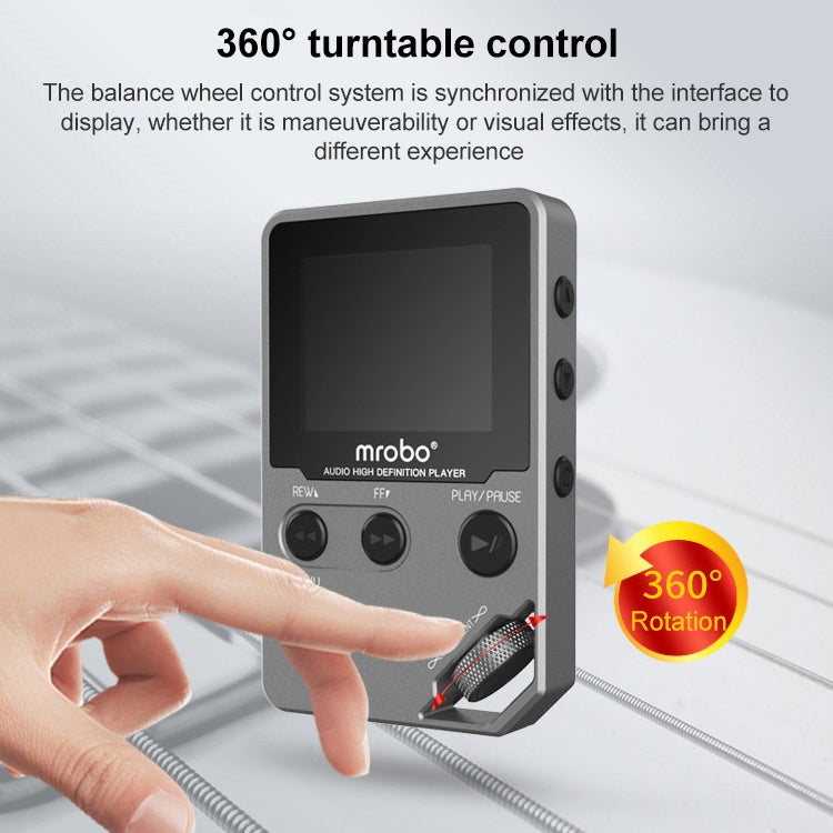 Leitor MP3 HIFI metálico de 1,8 polegadas com alta qualidade de som, nível básico, música lossless, suporta cartão TF / FM / e-book