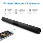 Coluna de Som para TV 20W Bluetooth Rádio FM Sistema de Cinema em Casa Subwoofer Sem Fios Portátil Baixo MP3 Boombox para Xiaomi