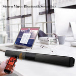 Coluna de Som para TV 20W Bluetooth Rádio FM Sistema de Cinema em Casa Subwoofer Sem Fios Portátil Baixo MP3 Boombox para Xiaomi