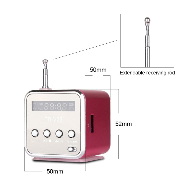 Colunas Portáteis com Rádio FM Mini Multi-funções, Colunas USB para Notebook, Suporte para TV, Telemóvel, Cartão SD/TF, Leitor de Música Mp3