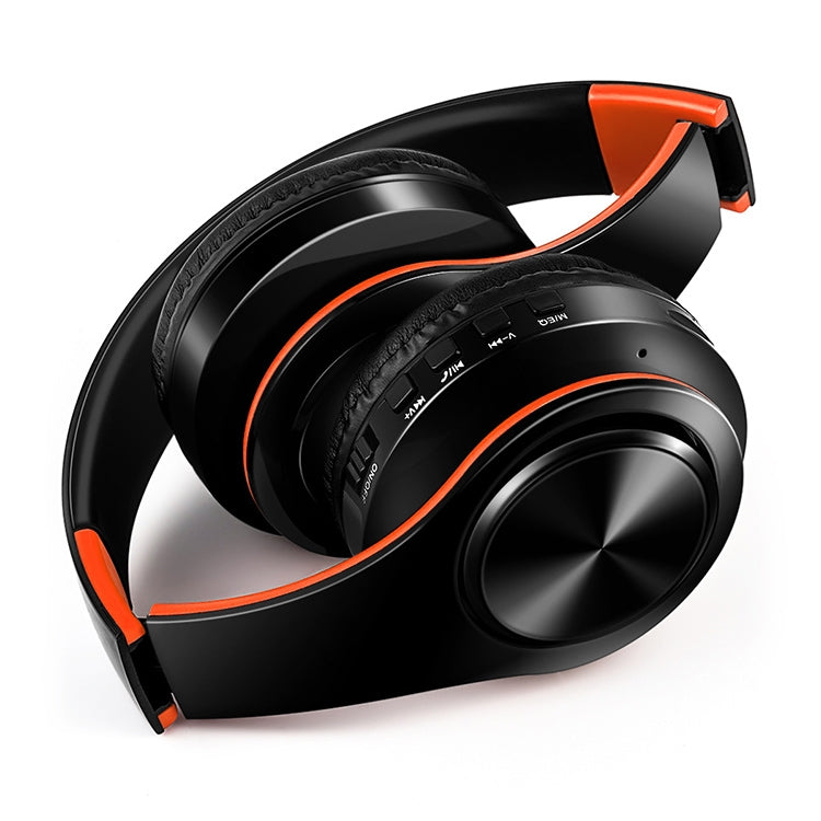 Tourya B7 Auricular Bluetooth Sem Fios Dobrável Ajustável com Microfone, B7 (Preto e Vermelho), B7 (Preto e Azul)