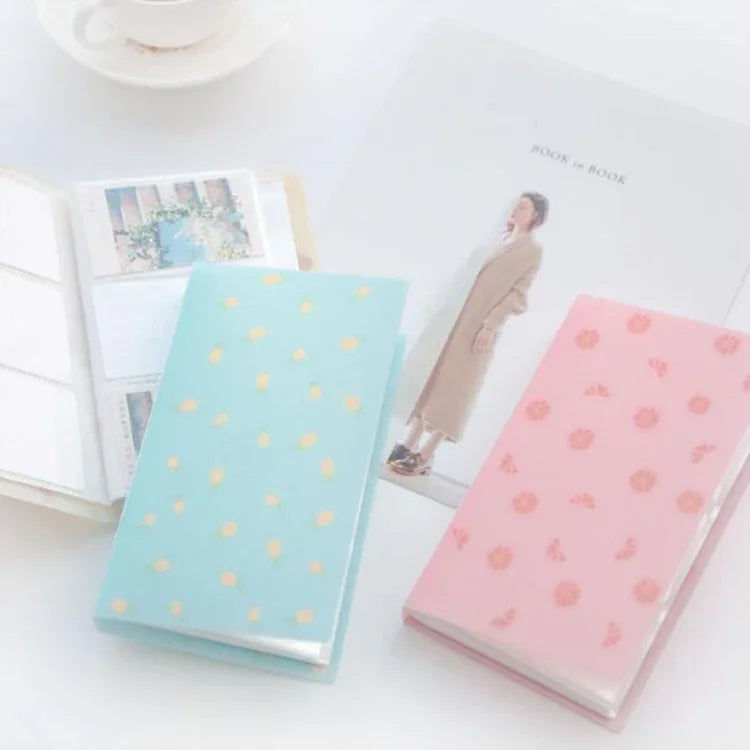 96 Slots ID Holders Cute cartoon card book star large capacity business card clip ticket collection book Card Stocks, 96 Slots ID Holders