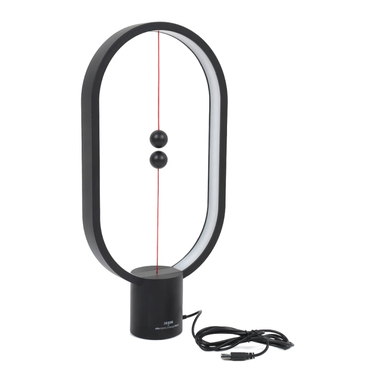 Lâmpada Heng Balance da Allocacoc, Luz Noturna LED Alimentada por USB para Quarto e Escritório, Lâmpada de Mesa Noturna, Luz Nova para Decoração de Casa Interior