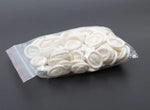 50 PCS Dedais Descartáveis Anti-estáticos de Borracha de Látex para Extensão de Pestanas, Luvas Práticas para Ferramentas de Extensão de Pestanas, Látex