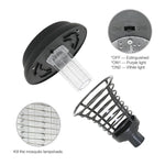 Lâmpada UV LED Solar Repelente de Mosquitos Mata Insetos para Jardim Exterior, Relvado e Paisagem