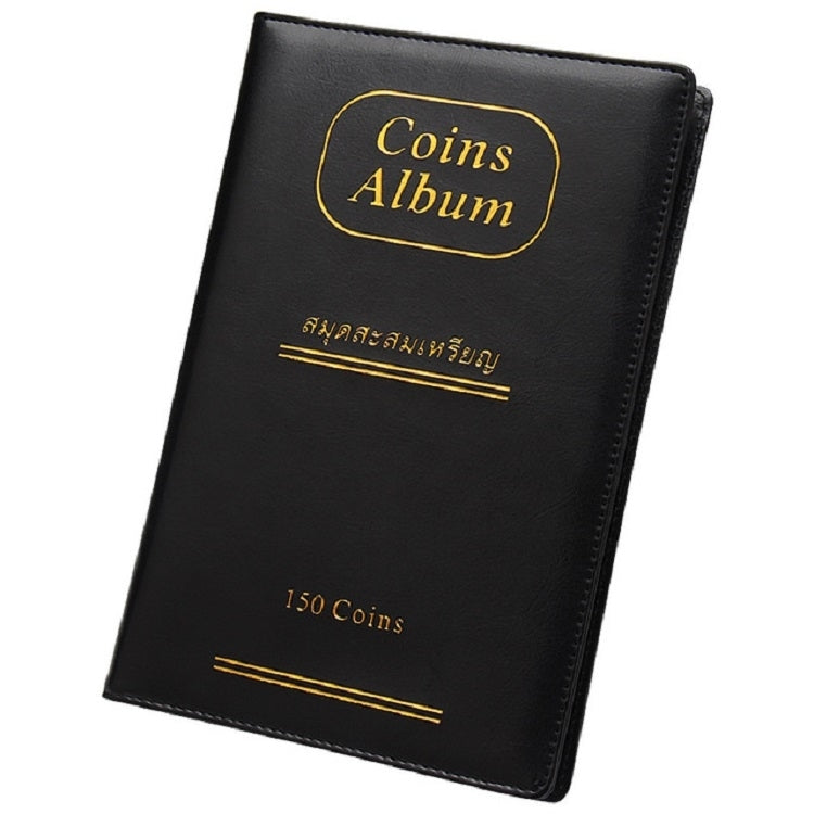 Capa Russa em Pele PU para Álbum de Coleção de 150 Moedas