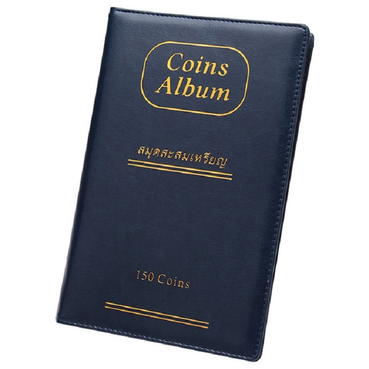 Capa Russa em Pele PU para Álbum de Coleção de 150 Moedas