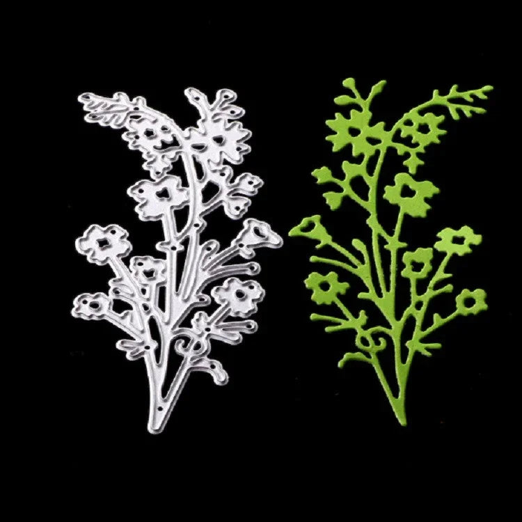 Molde de Corte para Decoração Pequena de Flor DIY para Livro, Álbum, Cartão de Saudação, Forma Pequena de Flor