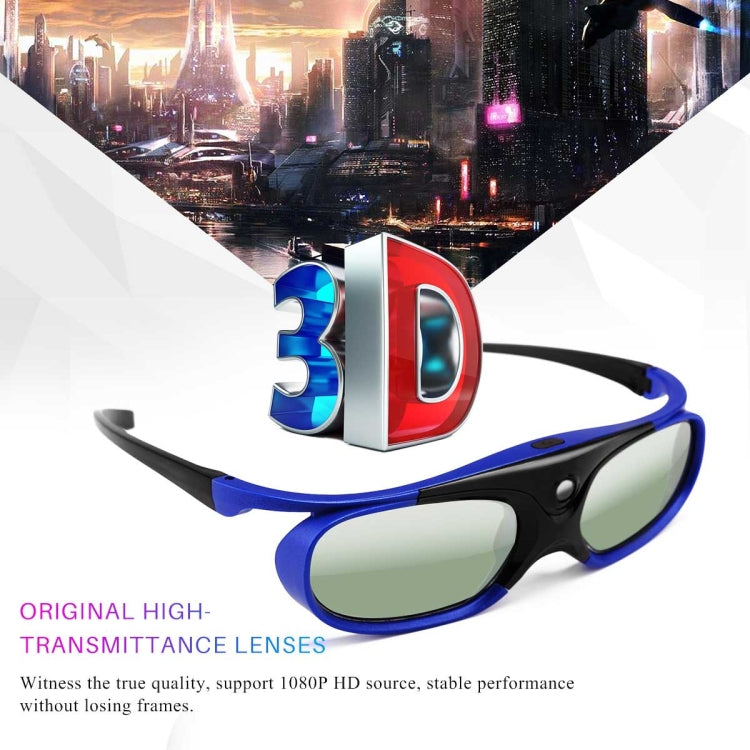 Óculos 3D Ativos com Obturador DLP Universais 96-144Hz para Projetores de Cinema em Casa XGIMI Optoma Acer Viewsonic 3D TV