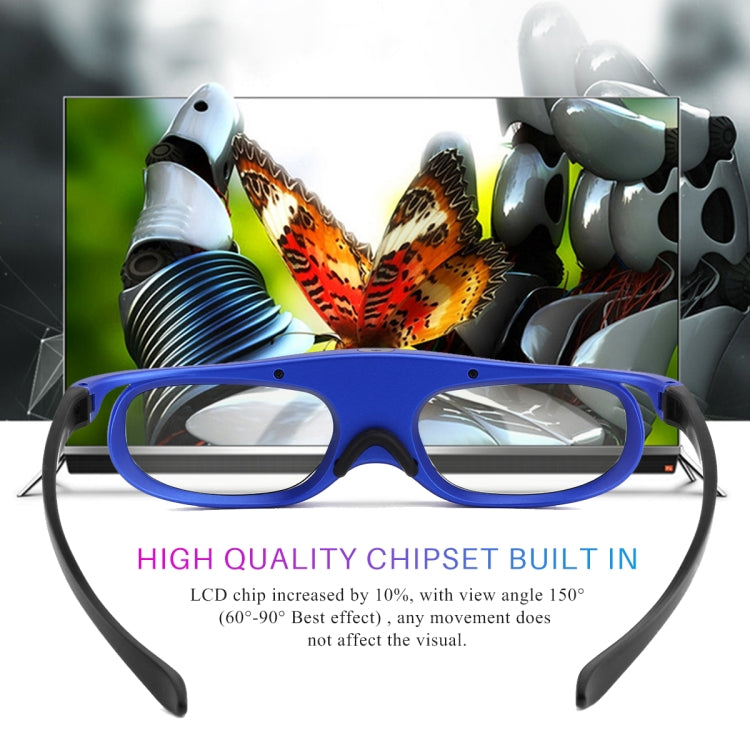 Óculos 3D Ativos com Obturador DLP Universais 96-144Hz para Projetores de Cinema em Casa XGIMI Optoma Acer Viewsonic 3D TV