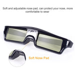 Óculos Ativos 3D DLP-Link para Projetores BenQ Z4/H1/G1/P1 LG, NUTS, Acer, Optoma DLP-LINK, projetores