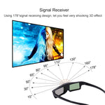 Óculos Ativos 3D DLP-Link para Projetores BenQ Z4/H1/G1/P1 LG, NUTS, Acer, Optoma DLP-LINK, projetores