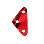 3 PCS Fivela Triangular de Liga de Alumínio para Corda de Vento, Fivela de Ajuste para Tenda, Acessórios para Corda de Toldo, Fivela Antideslizante