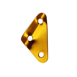 3 PCS Fivela Triangular de Liga de Alumínio para Corda de Vento, Fivela de Ajuste para Tenda, Acessórios para Corda de Toldo, Fivela Antideslizante