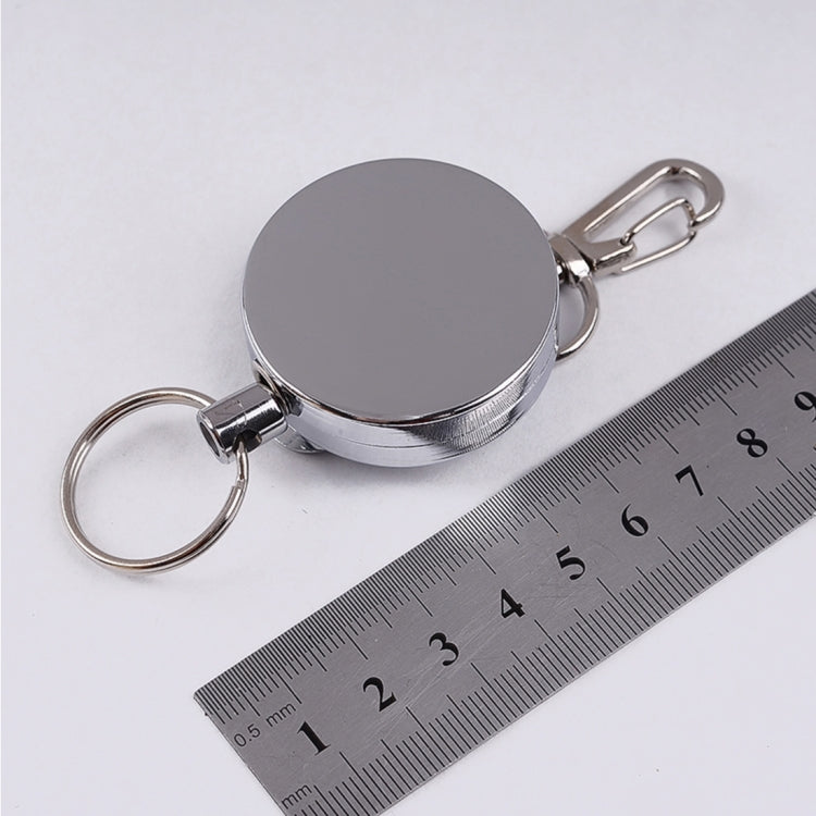 Resilience Steel Wire Rope Elastic Sporty Retractable Anti Lost Keychain, Resilience Steel Wire Rope Keychain