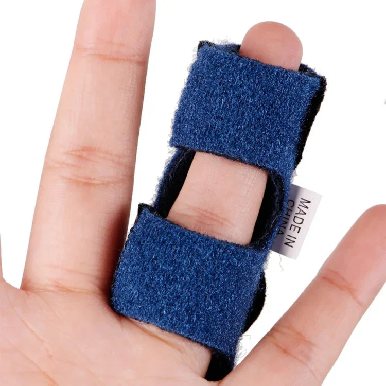 Manga de Correção para Dedo com Placa de Alumínio Cinta Fixadora Tala para Fratura de Dedo