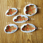 10 PCS Molde para Bolos em Forma de Nuvem, Molde de Corte para Decoração de Fondant, Forma de Nuvem