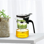 Conjunto Elegante KAMJOVE de Chá em Vidro Resistente ao Calor com Bule de Bolhas para Escritório, K-200 400ML, K-201 500ML, K-202 750ML, K-203 600ML, K-204 600ML, K-205 900ML