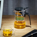 Conjunto Elegante KAMJOVE de Chá em Vidro Resistente ao Calor com Bule de Bolhas para Escritório, K-200 400ML, K-201 500ML, K-202 750ML, K-203 600ML, K-204 600ML, K-205 900ML