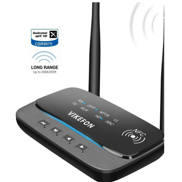 Adaptador Bluetooth 5.0 VIKEFON BT-21 Transmissor e Receptor de Áudio Bluetooth