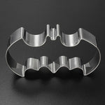 2 PCS Cortadores de Bolachas em Aço Inoxidável com Molde de Morcego, Molde de Corte para Halloween, Ferramenta DIY