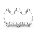 2 PCS Cortadores de Bolachas em Aço Inoxidável com Molde de Morcego, Molde de Corte para Halloween, Ferramenta DIY