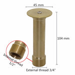 Bocal de Fonte em Forma de Cogumelo de Cobre Hemisférico, Bocal Hemisférico para Fonte