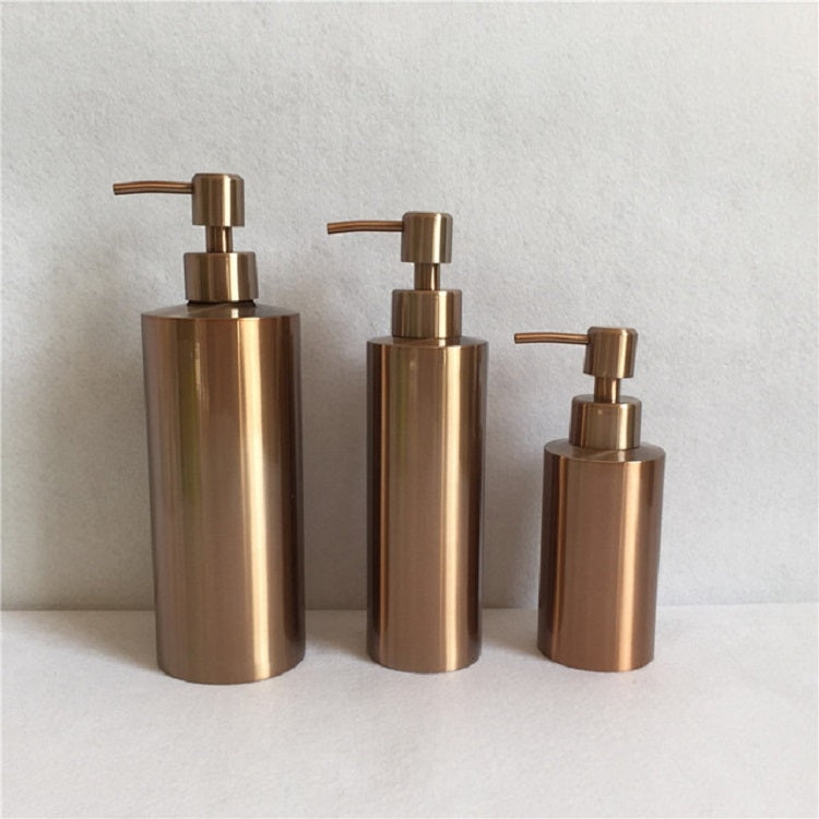 Dispensador de Sabão de Bancada em Aço Inoxidável, Garrafa para Sabão Manual, 250ml, 550ml