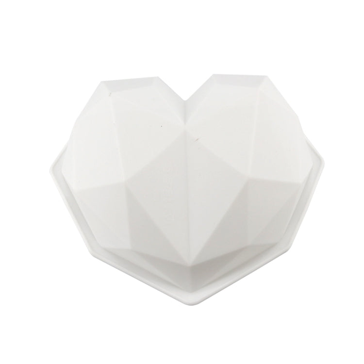 3 Peças Molde de Silicone para Bolo DIY Amor Diamante, Ferramenta de Cozedura para Esponja, Molde para Sobremesas de Chiffon e Mousse, Forma de Amor Diamante