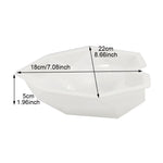 3 PCS Diamond Love DIY Cake Silicone Mold Sponge Baking Tool Chiffon Mousse Dessert Mold, Diamond Love Shape