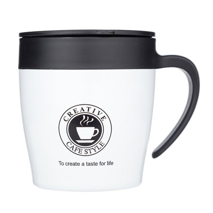 Caneca de Café com Alça Copos Térmicos de Aço Inoxidável Garrafa Térmica Vácuo Garrafa de Água Copo Térmico Portátil para Negócios