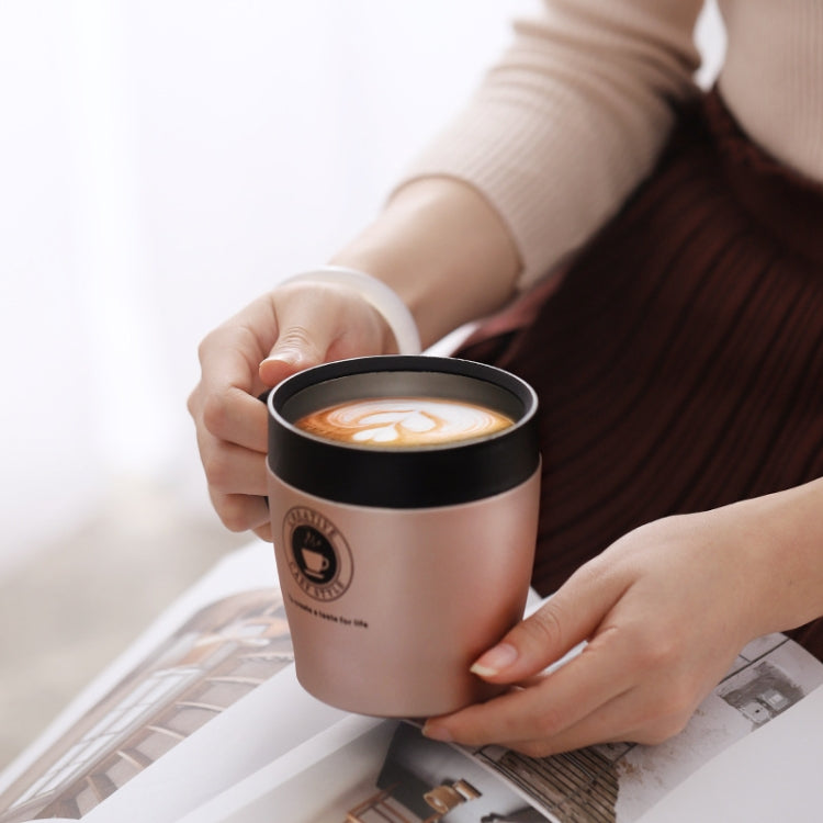Caneca de Café com Alça Copos Térmicos de Aço Inoxidável Garrafa Térmica Vácuo Garrafa de Água Copo Térmico Portátil para Negócios