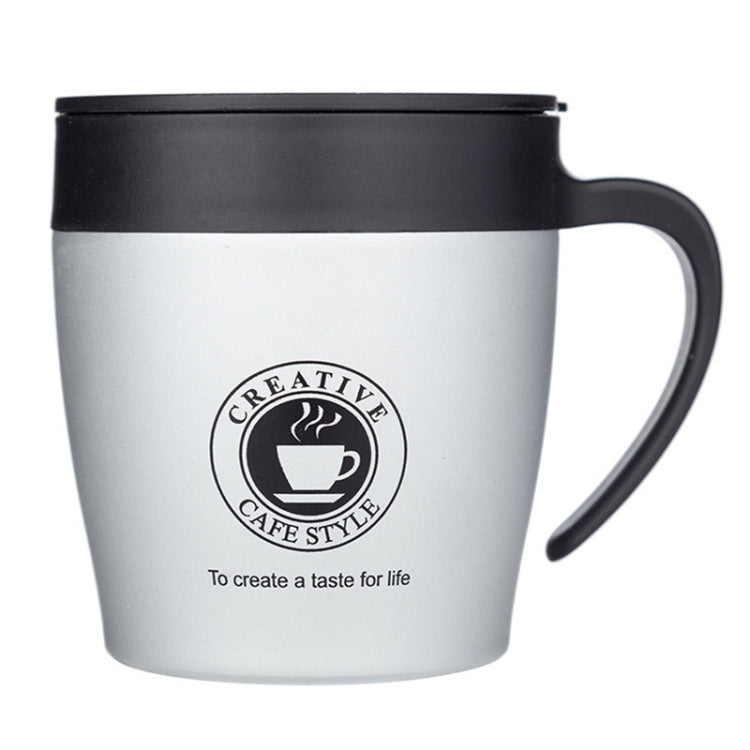 Caneca de Café com Alça Copos Térmicos de Aço Inoxidável Garrafa Térmica Vácuo Garrafa de Água Copo Térmico Portátil para Negócios