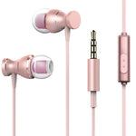 Auscultadores Desportivos 3,5mm Jack Resistentes ao Suor Estéreo com Bass Forte e Microfone para iPhone Samsung