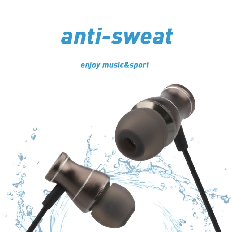 Auscultadores Desportivos 3,5mm Jack Resistentes ao Suor Estéreo com Bass Forte e Microfone para iPhone Samsung
