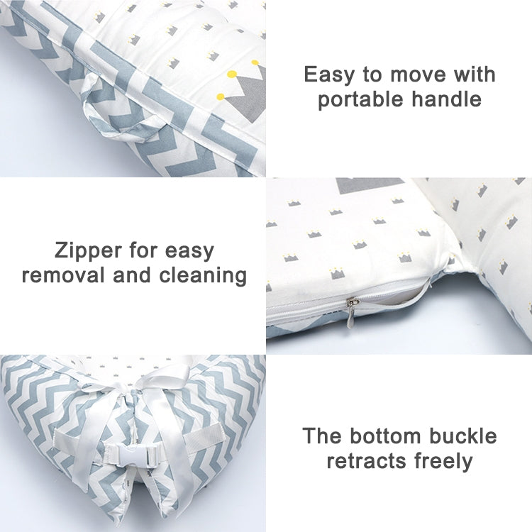 Berço para Bebé 80*50cm Cama Biónica para Recém-nascido, Cama de Enfermagem, Berço para Dormir, Artefacto de Viagem, Protetor de Cama