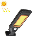 Lâmpada de parede com indução solar, corpo de lâmpada LED impermeável para exterior, iluminação de rua, 128 COB