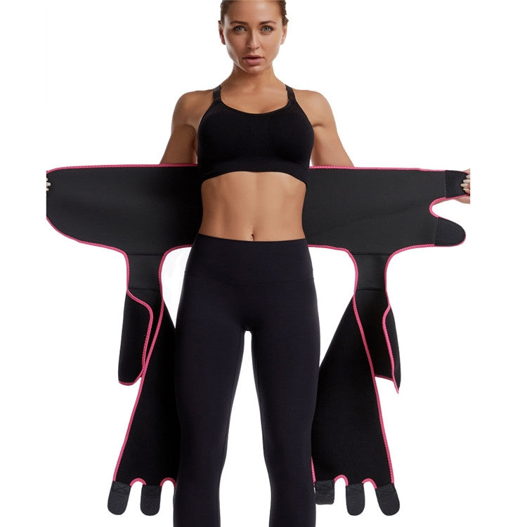Cinta de Quadril 3 em 1 Cinta Modeladora para Exercício de Musculação Ajustável de Peça Única, S/M, L/XL