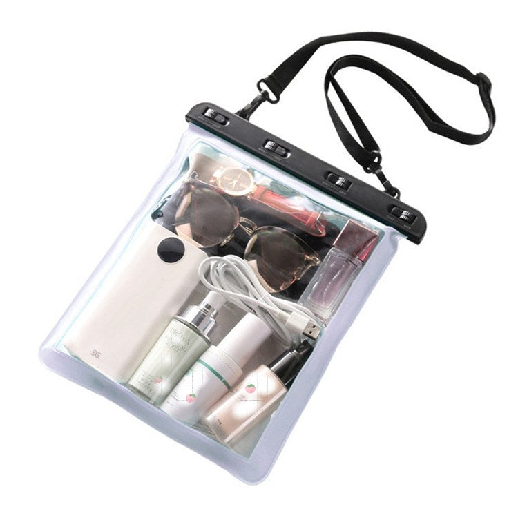 Bolsa Impermeável Transparente de Ombro Único Multifuncional para Telefone Móvel e Objetos Pequenos, para Uso ao Ar Livre