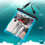 Bolsa Impermeável Transparente de Ombro Único Multifuncional para Telefone Móvel e Objetos Pequenos, para Uso ao Ar Livre