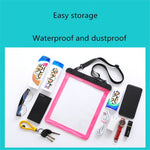 Bolsa Impermeável Transparente de Ombro Único Multifuncional para Telefone Móvel e Objetos Pequenos, para Uso ao Ar Livre
